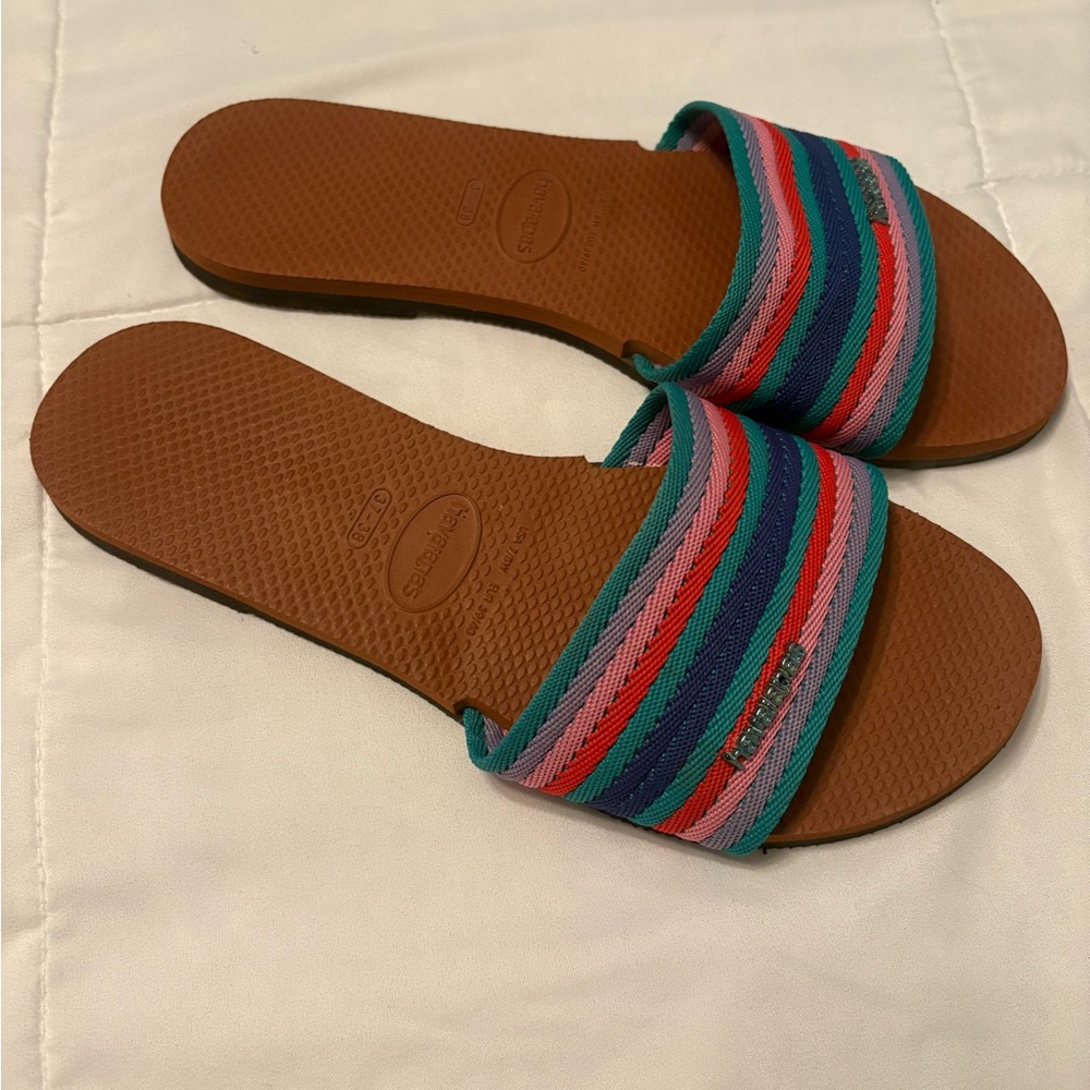 Havaianas Multicolor Striped Sandals - Picture 2 of 8